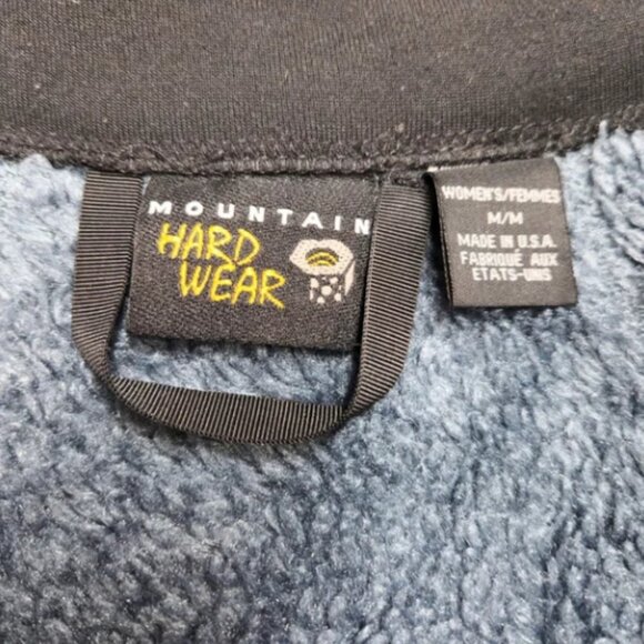 Mountain Hardwear Womens Medium Full Zip Sherpa Fleece Jacket Cozy Comfy - Picture 9 of 10